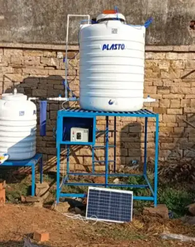 Automatic Solar Bio fermenter machine filter, 1000 lit model
