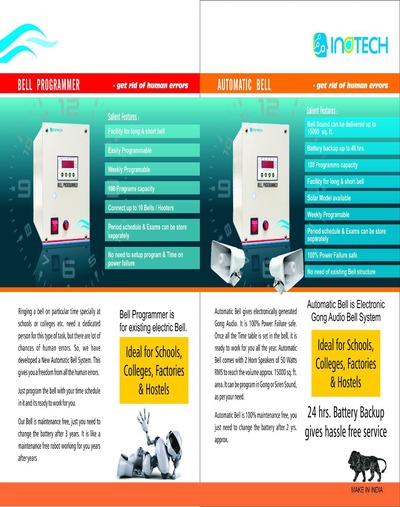 Automatic Period Bell System. (For School & College)